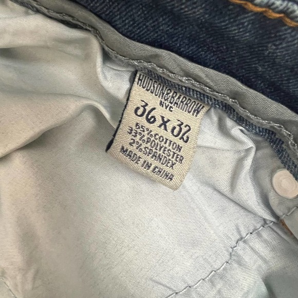 Hudson & Barrow Jeans Hudson Barrow Nyc Gentelmans Outfitters Slim Stretch 36x32 Jeans